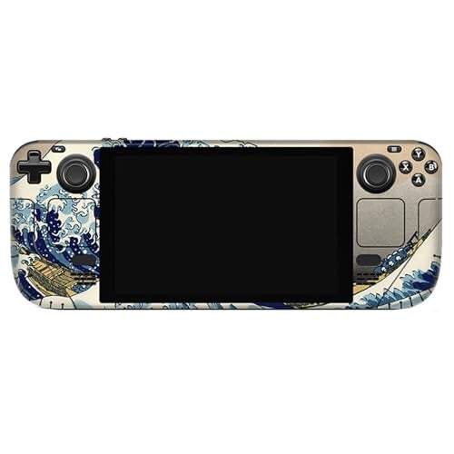 CXWITHY Skin Sticker Protective Vinyl Decal for Steam Deck, Protective Cover Wrap with Steam Deck HD Glass Screen Protector (Beige) - Image 2