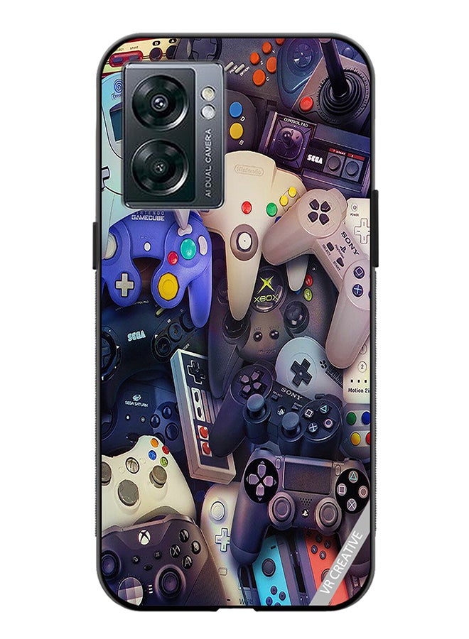 VR CREATIVE Protective Case Cover For Oppo A57 5G Remote Controls Design Multicolour - Image 1