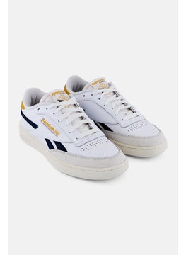 Reebok Men Club C Revenge Lace Up Tennis Shoes, White  - Image 1