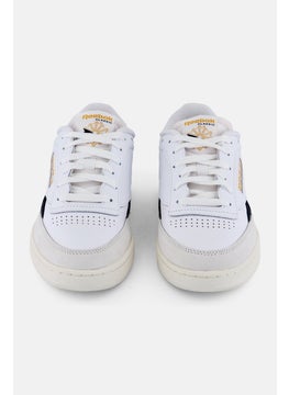 Reebok Men Club C Revenge Lace Up Tennis Shoes, White  - Image 4