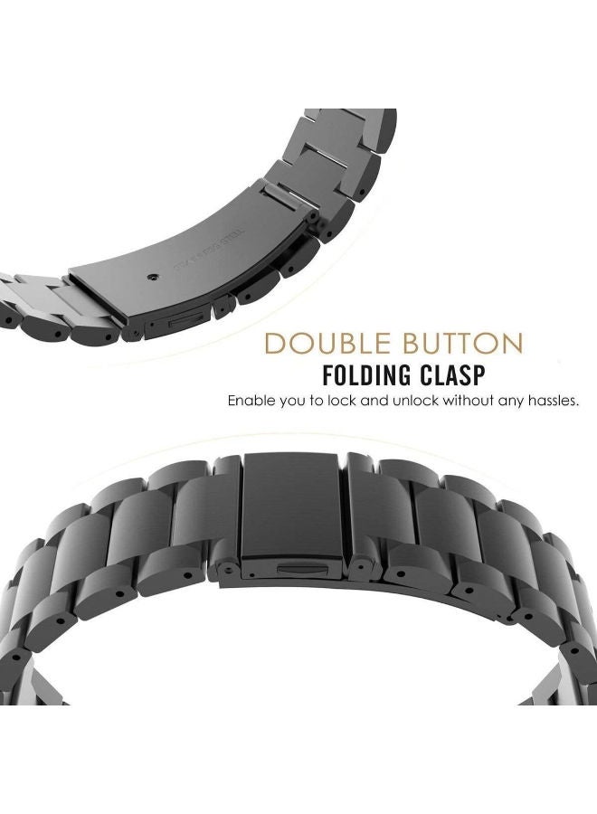 SHOPI Replacement Band For Samsung Galaxy 22/46 mm Black - Image 3