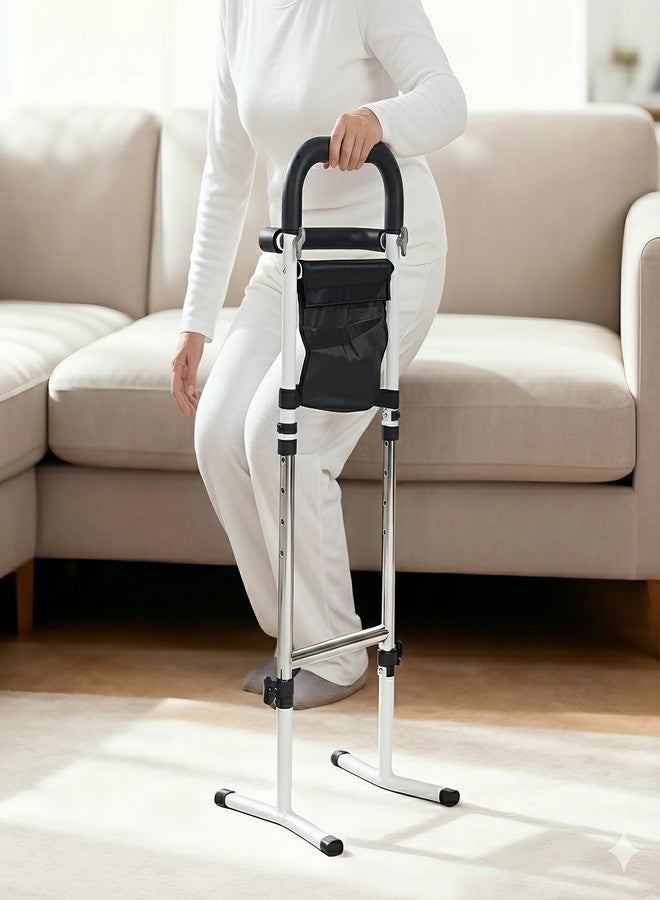 Baithem Stand Assist(White)-Mobility Standing Aid Rail for Couch, Chair, Bedside, Toilet. Assistance Handle for People with Limited Mobility. Safety Grab Bar for Standing, Walking, Up and Down The Stairs - Image 3
