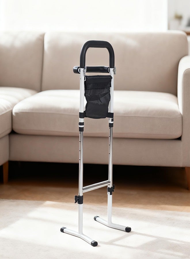 Baithem Stand Assist(White)-Mobility Standing Aid Rail for Couch, Chair, Bedside, Toilet. Assistance Handle for People with Limited Mobility. Safety Grab Bar for Standing, Walking, Up and Down The Stairs - Image 1