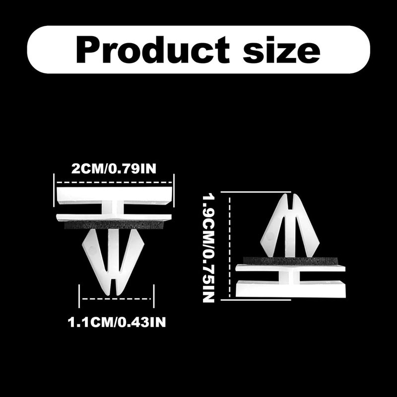 TOPCNOEM 30PCS Rocker Panel Moulding Clips for GM Vehicles - Image 2