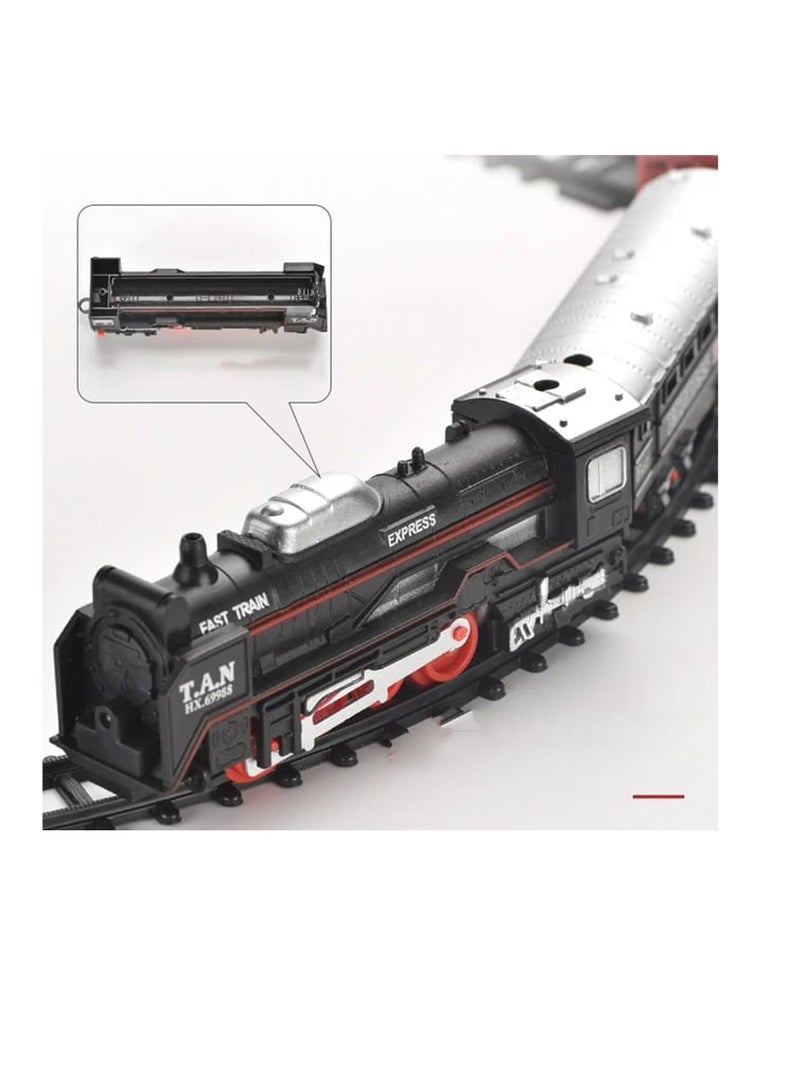 4-Piece Train Set with Track for Kids Toy Train Set - Image 2