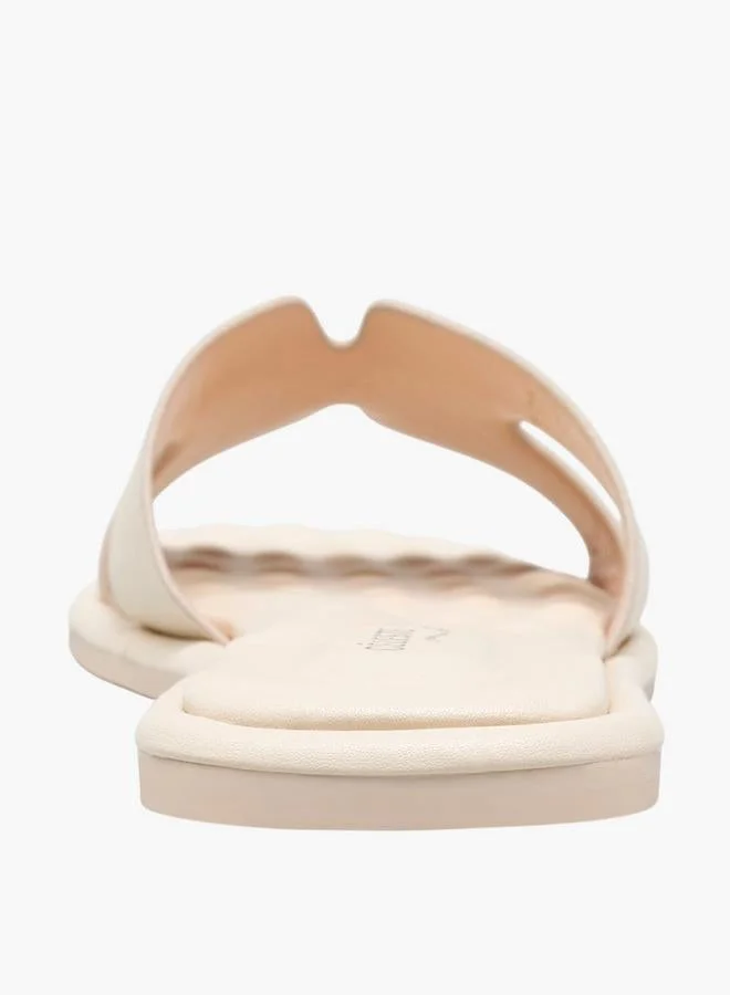 Celeste IVORY Women Slip-On Sandals for Women | Best Price UAE