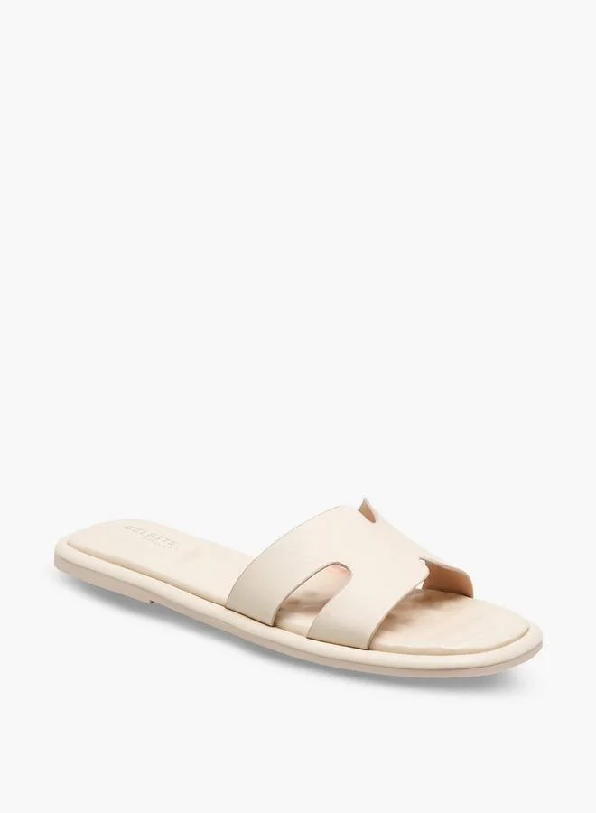 Celeste IVORY Women Slip-On Sandals for Women | Best Price UAE