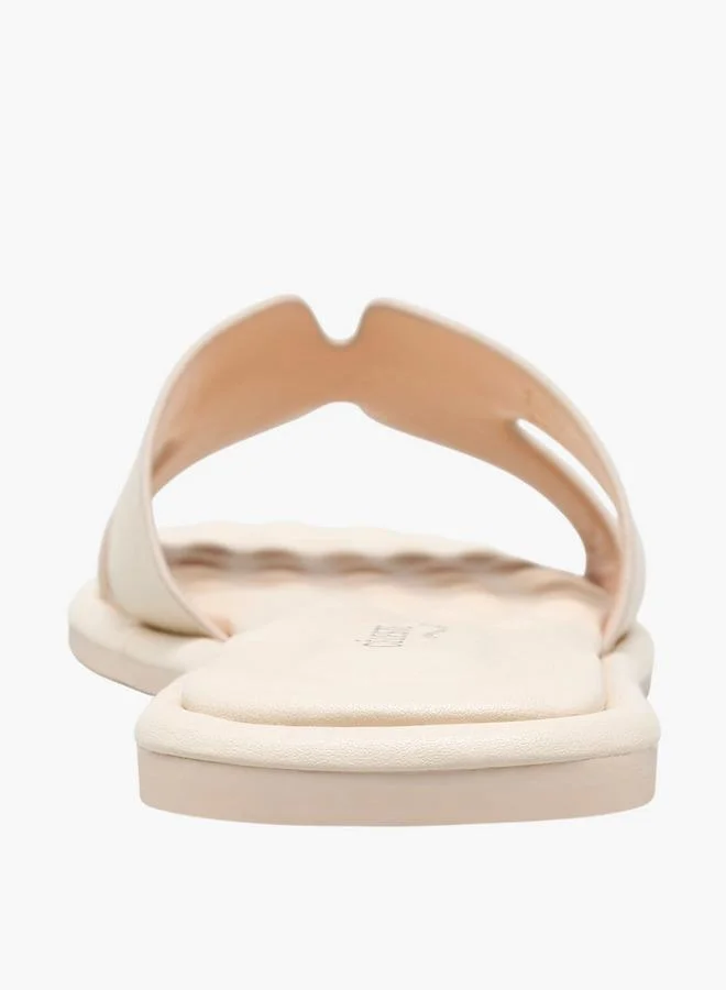 Celeste IVORY Women Slip-On Sandals for Women | Best Price UAE