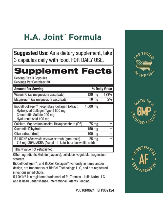 Purity Products HA Joint Formula - Hyaluronic Acid from Purity Products, 90 capsules - Image 2