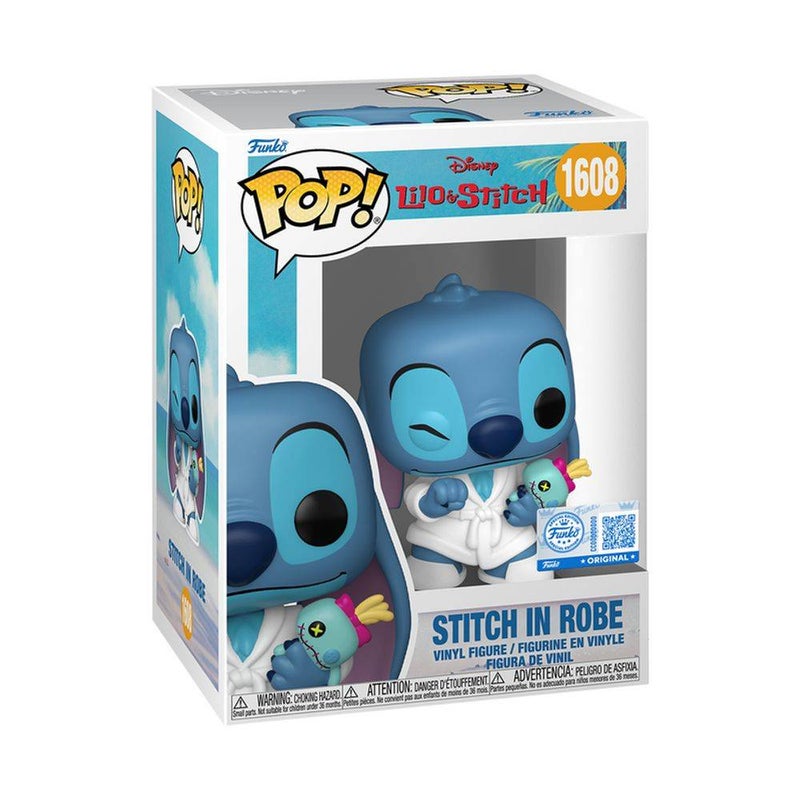 Funko POP! Disney Lilo & Stitch Stitch in Robe Vinyl Figure (8.6 cm) - Image 1