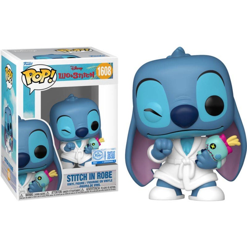 Funko POP! Disney Lilo & Stitch Stitch in Robe Vinyl Figure (8.6 cm) - Image 2