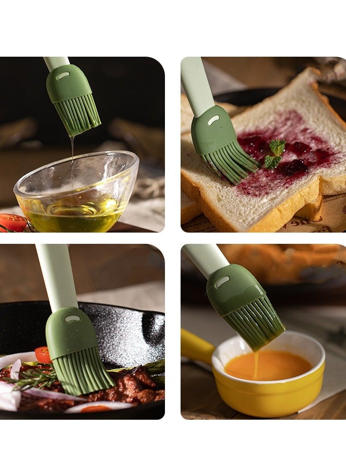 Food Grade Baking Oil Brush Household High-temperature Resistant Barbecue Seasoning Oil Brush Kitchen Pancake Silicone Paste Brush Small Brush  - Image 2