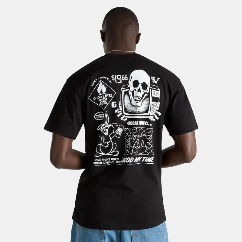 VANS Black Men's Crazy Eddy T-Shirt for Men | Best Price UAE