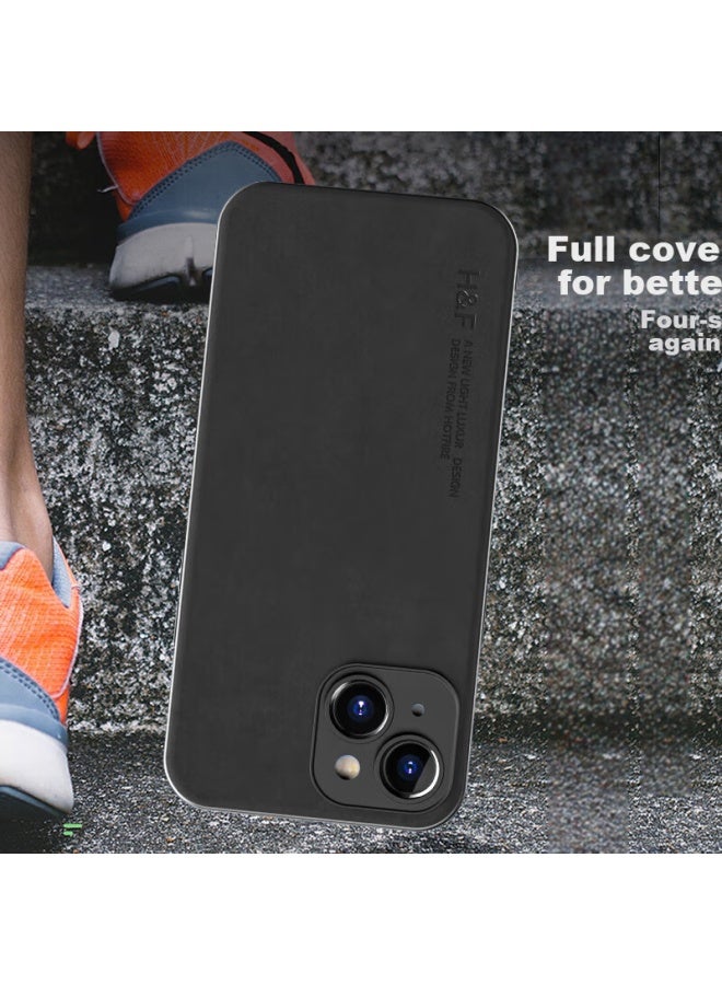 Hotfire Iphone 15 Case, Iphone 15 Protective Cover, Upgraded Skin-like Lambskin Matte Lens Full Protection Silicone Case For Men And Women Gray - Image 4