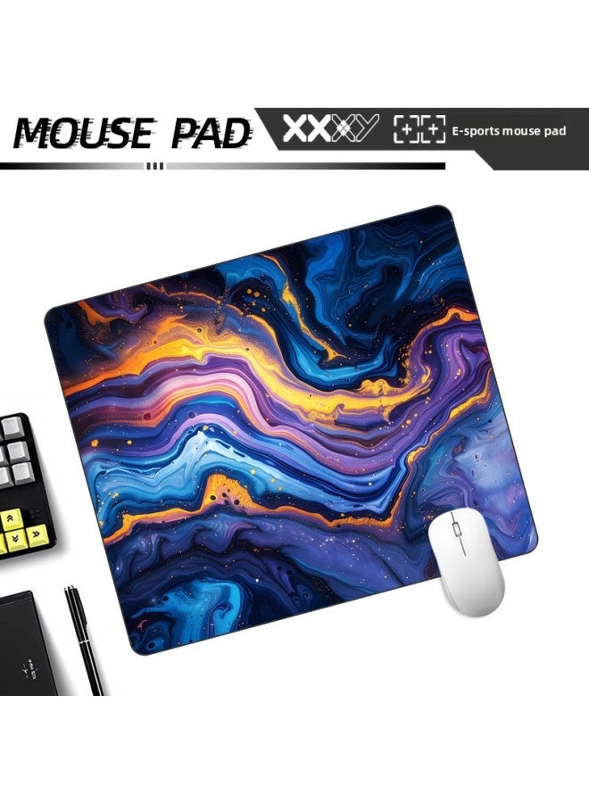 Colorful Black Gaming Mouse Pad Fps Special Soft Rubber Gaming Mouse Pad Smooth Thickened Sweatproof Desk Pad 