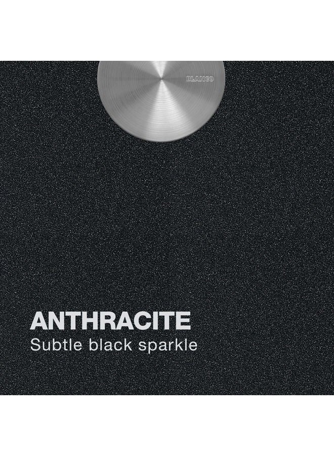 Blanco 442552 VALEA SILGRANIT Undermount, 27" L X 18" W X 9.5" D, Anthracite Kitchen Sink - Image 4