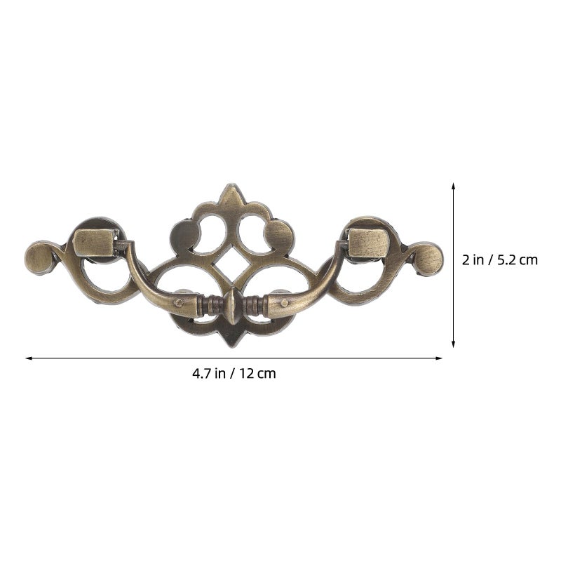 Vintage Zinc Alloy Cabinet Pull Handle 82mm European Style Kitchen Cupboard Drawer Pull - Image 3