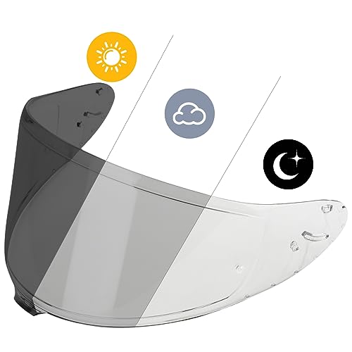 Soman Photochromic RF1400 RF 1400 Visors Shield Replacement Photochromic CWRF2 Visor Face Shield Compatible with RF1400 CWRF2 Z8 NXR2 Uv Protection Photochromic - Image 1