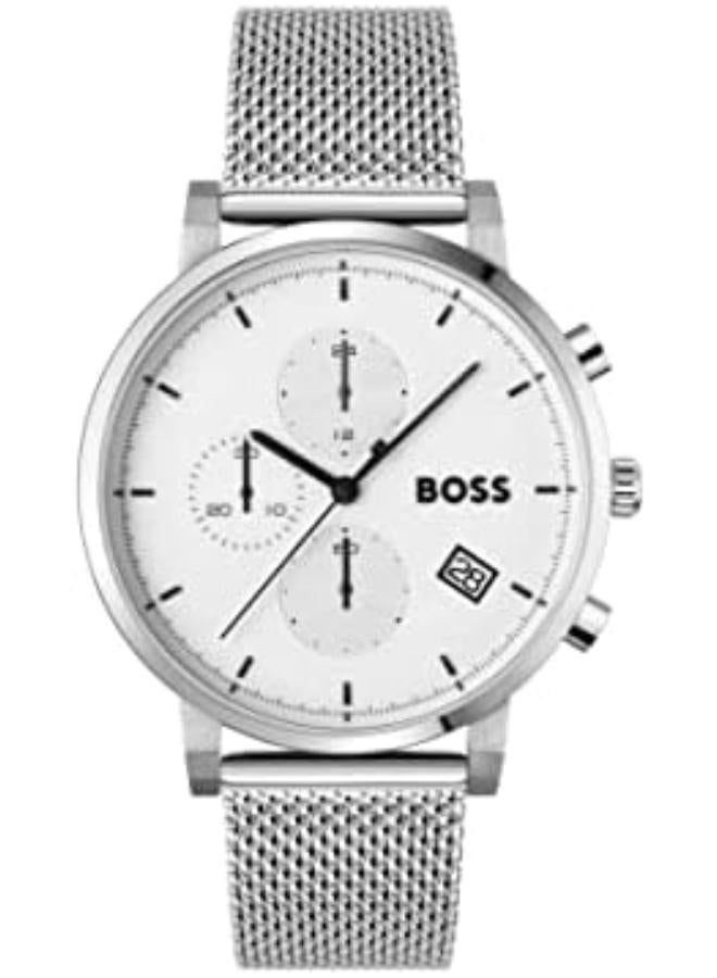 BOSS BOSS Chronograph Quartz Watch for Men Stainless Steel Mesh Bracelet - 1513933 - Image 1