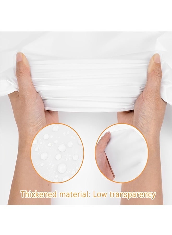 بيوينتي 5 حزم من المفرش البلاستيكي الأبيض للطاولات المستطيلة (54 × 108 بوصة) ، مفرش طاولة بلاستيكي سميك عالي الجودة للزفاف والحفلات والنزهات والتخييم والولائم ، قابل للتصرف أو إعادة الاستخدام - Image 3