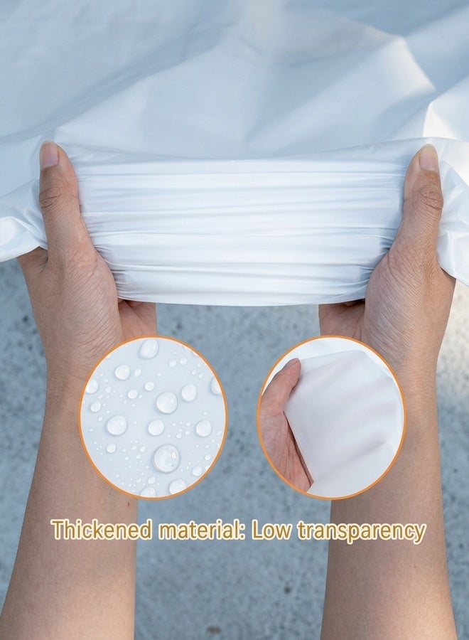 Beauenty 5-Pack White Disposable Plastic Tablecloth for Rectangle Tables（54 x 108 inch）,Premium thickening Plastic Table Cloth for Wedding,Party,Picnic,Camping and Banquet,Disposable or Reusable in - Image 3