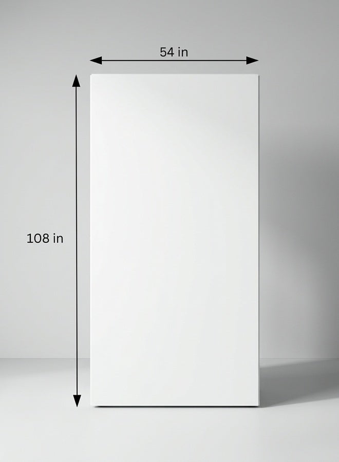 Beauenty 5-Pack White Disposable Plastic Tablecloth for Rectangle Tables（54 x 108 inch）,Premium thickening Plastic Table Cloth for Wedding,Party,Picnic,Camping and Banquet,Disposable or Reusable in - Image 5