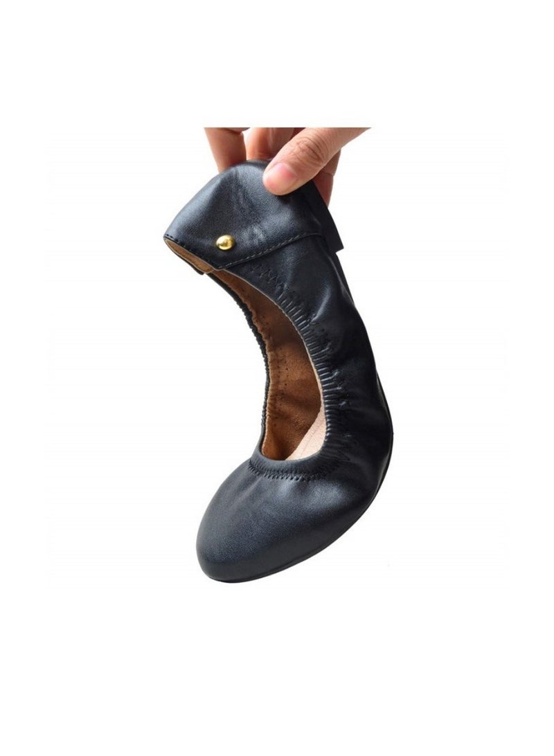 Women's Ballet Flat Shoes With Bow Knot Ultra Soft Round Toe Slip-On Comfortable Flat Shoes Walking Shoes