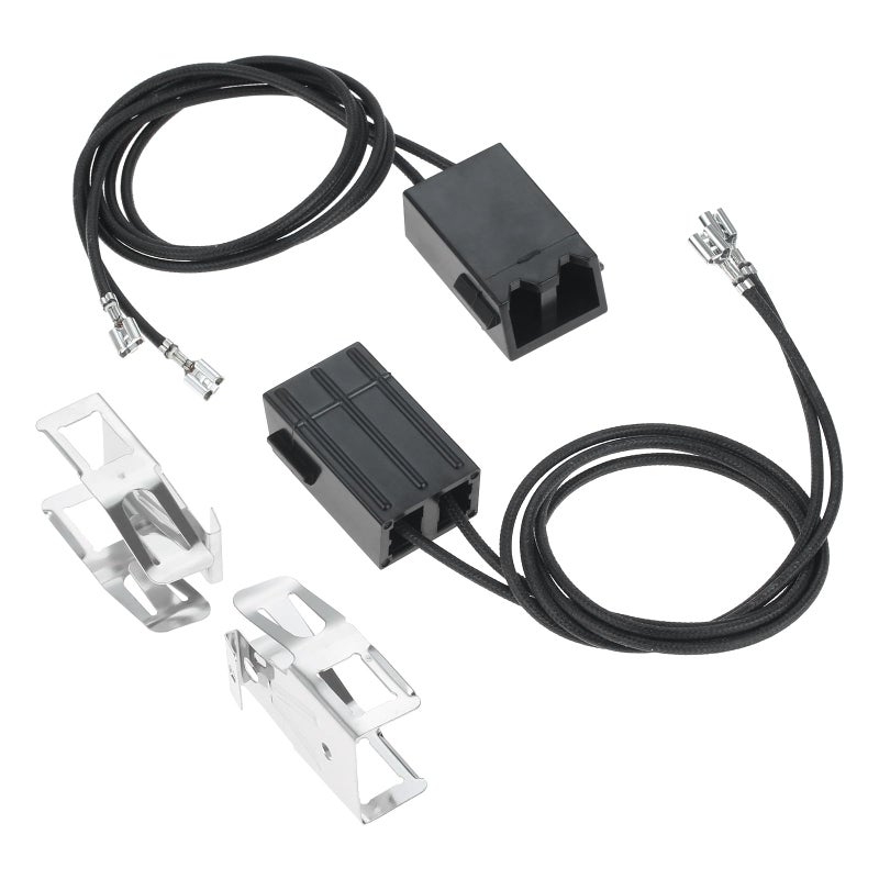 2 Pack WB2X8228 Element Receptacle and Wire Kit Replacement for GE Electric Hotpoint Kenmore Range Electric Stove Burners Replace 250535 AP2013499 PS242972