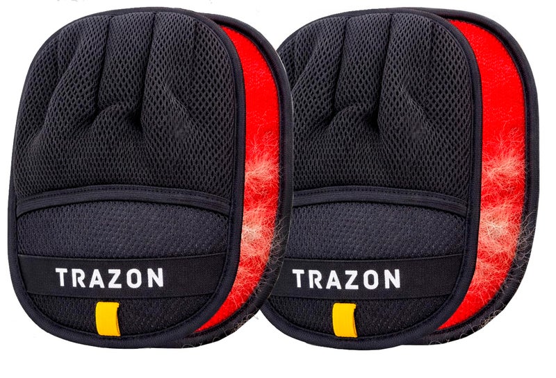 Trazon Pet Hair Removal Gloves 2 Pack â€“ Electrostatic Pet Hair Removal Mitt for Cats & Dogs â€“ Magic Brush Pet Hair Remover & Reusable Lint Brush Alternative for Couch, Furniture, Clothes & Car Seats - Image 1
