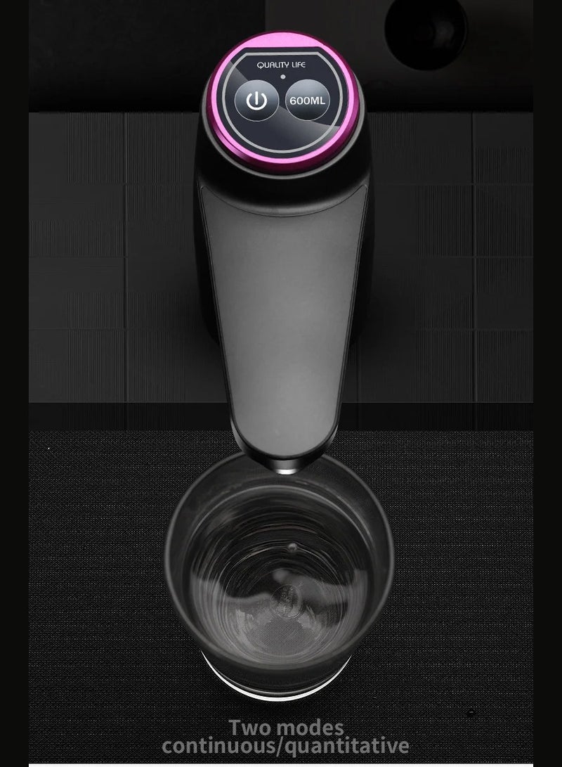 Yuwell Automatic Water Dispenser Water Intelligent Quantification Wireless Electric Drinking Water Pump Dispenser Black/Purple  - Image 4
