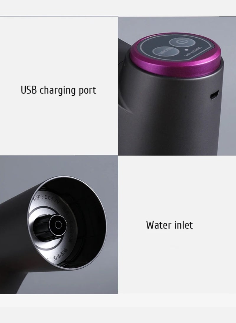 Yuwell Automatic Water Dispenser Water Intelligent Quantification Wireless Electric Drinking Water Pump Dispenser Black/Purple  - Image 5