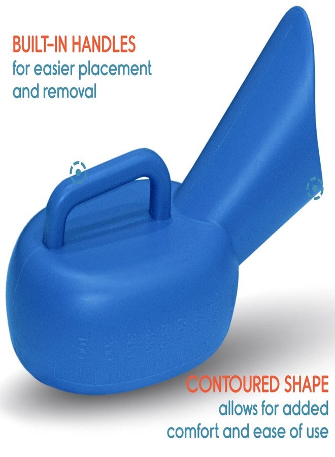 KosmoCare Urinary Pot Plastic For Female, Blue - Image 3