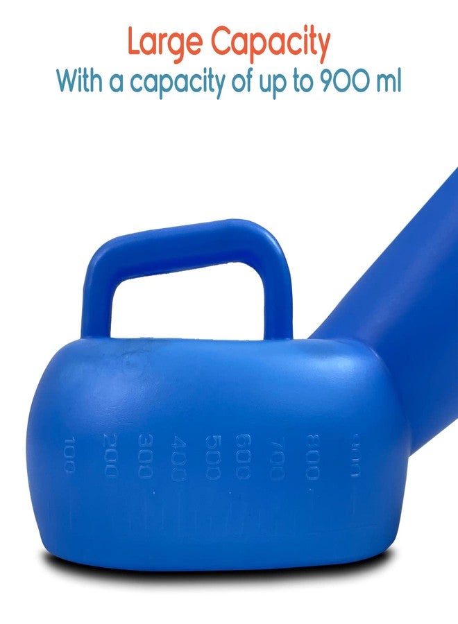 KosmoCare Urinary Pot Plastic For Female, Blue - Image 4