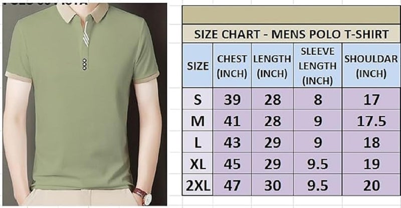 Lymio Men T-Shirt || T-Shirt for Men || Polo T Shirt (POLO-58-White-XL) - Image 2