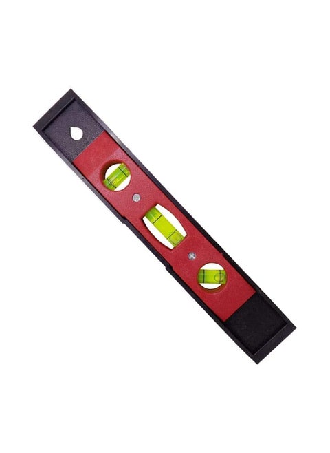 Imaashi 9 inch Plastic Shockproof High Visibility Precision Magnetic Bubble Level Spirit Level with 3 Vials 4590180Degrees Suitable For Construction Carpenter Craftsman Random Color
