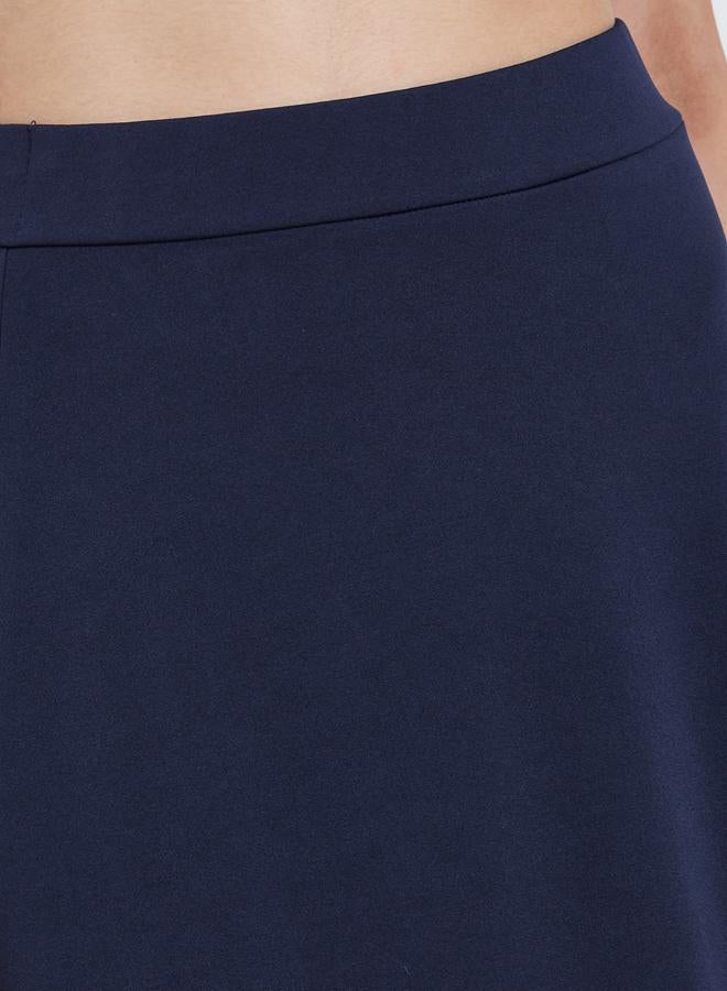 Styli Solid Knit A-Line Maxi Skirt - Image 3