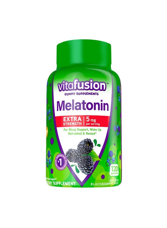 فيتامينات فيتا فيوجن إكسترا سترينجث ميلاتونين جيلاتينية، 5 ملجم، 120 قطعة - Image 1