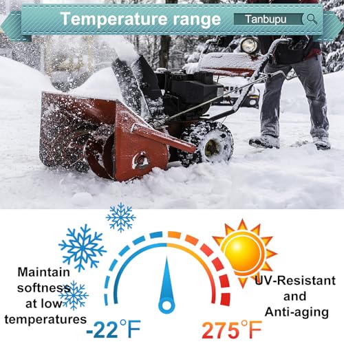 Tanbupu 3.3Ft 5 Sizes-1/8" 3/16" 0.22" 1/4" 5/16" ID Fuel Line with 50Pcs Clamps Gas Tube Hose Compatible with Kawasaki EZGO Snowmobile Tractors Golf Cart ATV Motorcycle Small Engines Lawn Mowers - Image 4