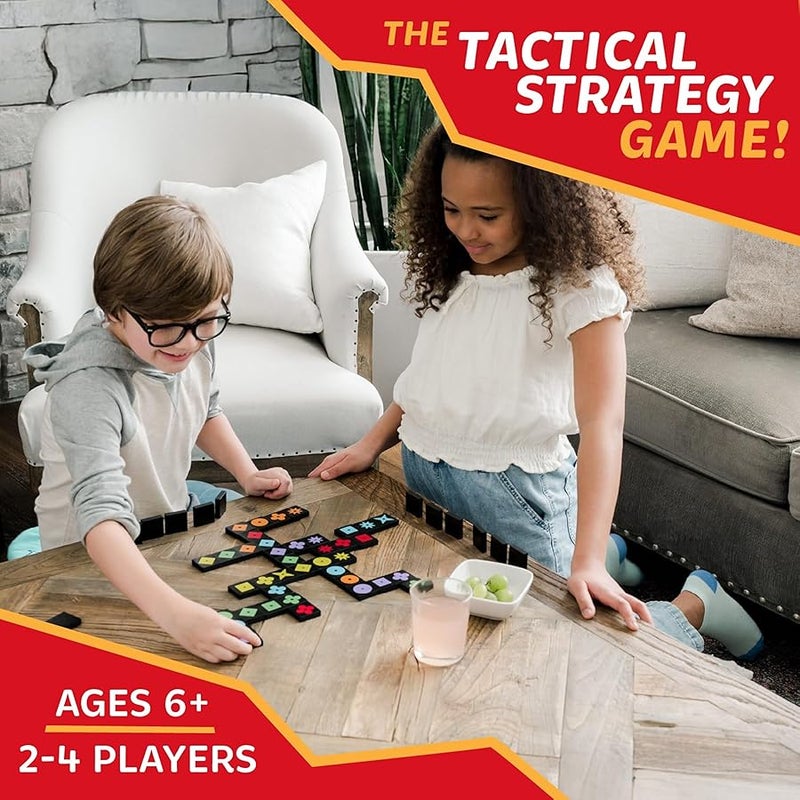 Mindware Qwirkle Color Blind Friendly Family Game Game for Kids and Adults - Fun Family Game Night Game for Concentration and Visual-Thinking Skills - Ages 6+ - Image 2