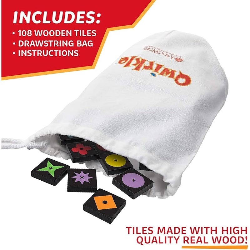 Mindware Qwirkle Color Blind Friendly Family Game Game for Kids and Adults - Fun Family Game Night Game for Concentration and Visual-Thinking Skills - Ages 6+ - Image 4