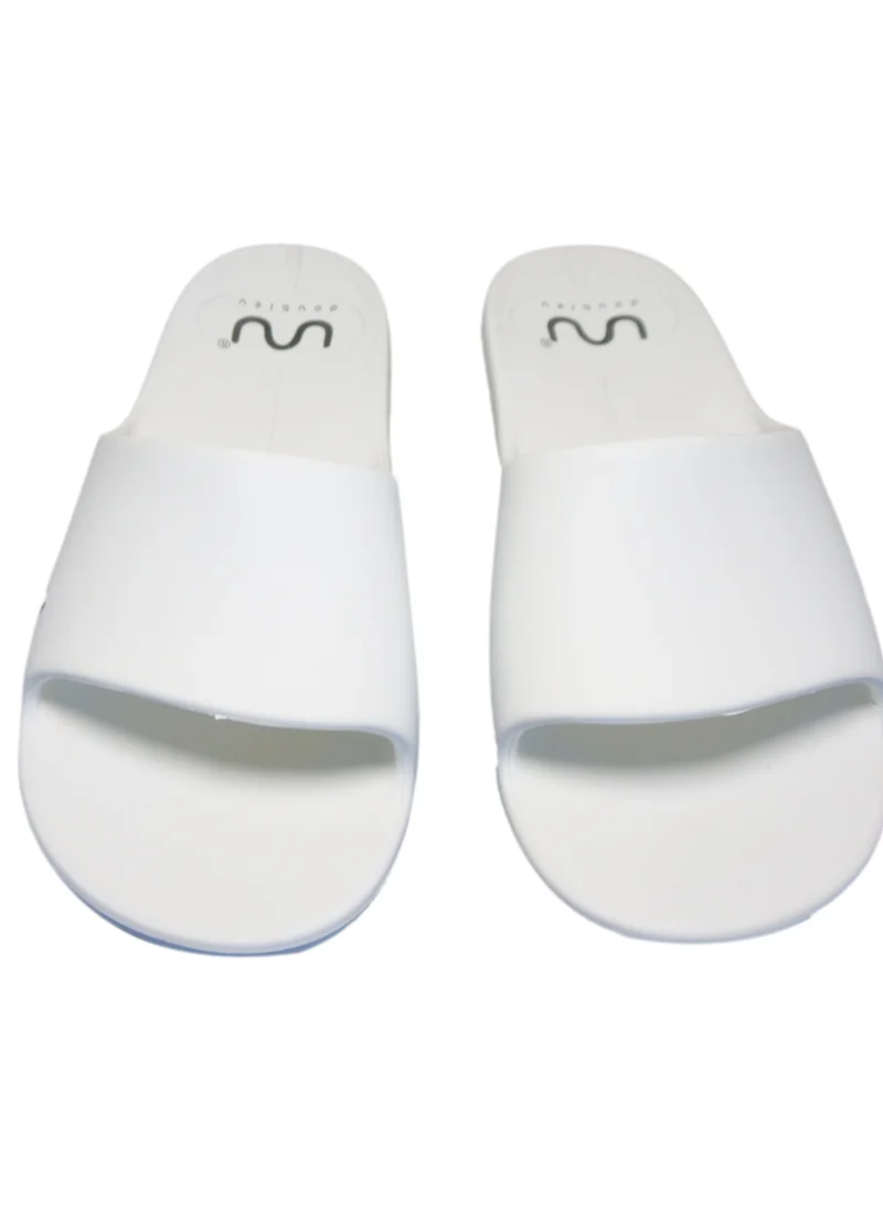 Doubleu Doubleu Milano Men Comfortable & Light Weight White Slipper