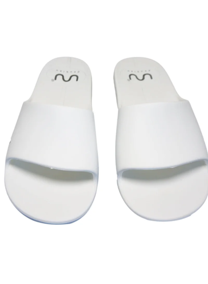 Doubleu Doubleu Milano Men Comfortable & Light Weight White Slipper