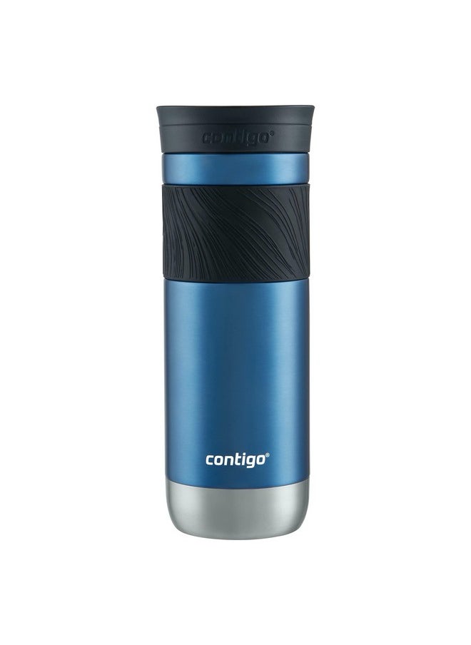 Contigo Contigo Byron Vacuum-Insulated Stainless Steel Travel Mug, 20oz - Leak-Proof Lid, BPA-Free, Blue Corn - Perfect Reusable Cup for Coffee or Water; hot and cold beverage holder  - Image 1