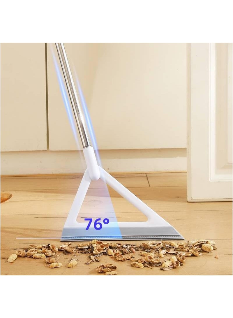 يلا جوي مكنسة سيليكون سحرية متعددة الوظائف للتنظيف، مكنسة ممسحة كنس الماء وإزالة شعر الحيوانات الأليفة، مكنسة سيليكون لكشط الأرضيات والمطبخ والنوافذ الزجاجية والغبار والأرضيات والحمامات، أداة تنظيف - Image 1