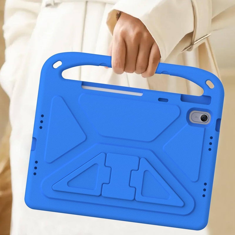 Vurtboly Kids Case Compatible with Huawei Matepad 11.5" 2025, Cute Full Body Protective Cover with Handle Stand, Lightweight Shockproof Cover with Kickstand for Huawei Matepad 11.5" 2025 (Blue) - Image 4