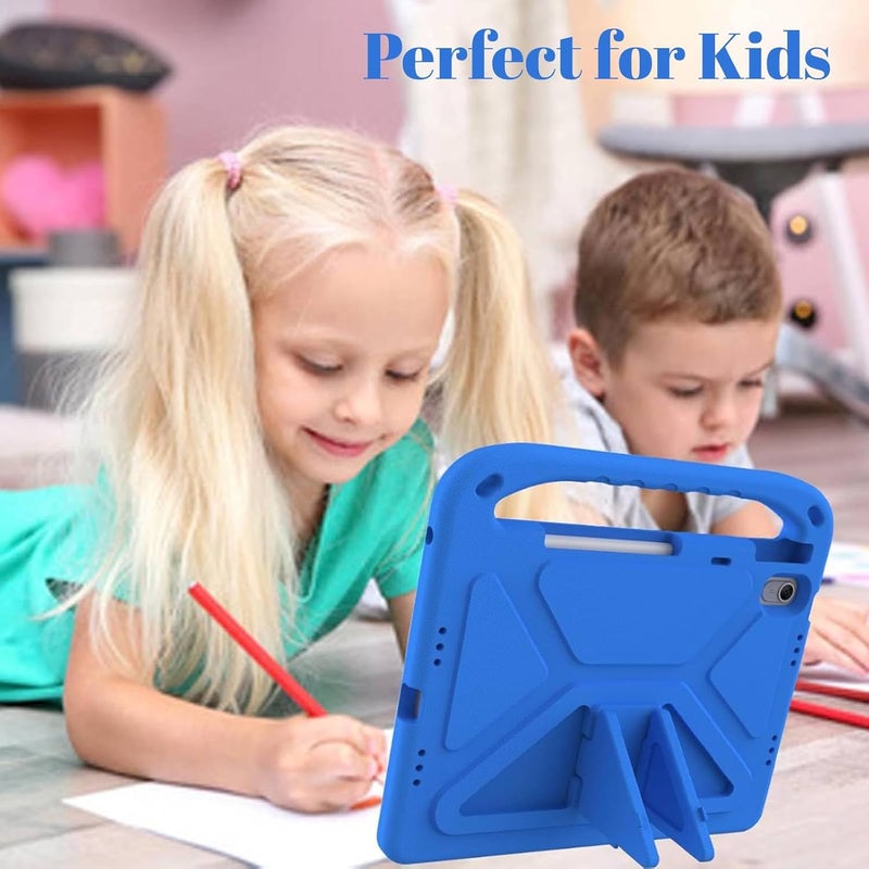 Vurtboly Kids Case Compatible with Huawei Matepad 11.5" 2025, Cute Full Body Protective Cover with Handle Stand, Lightweight Shockproof Cover with Kickstand for Huawei Matepad 11.5" 2025 (Blue) - Image 2