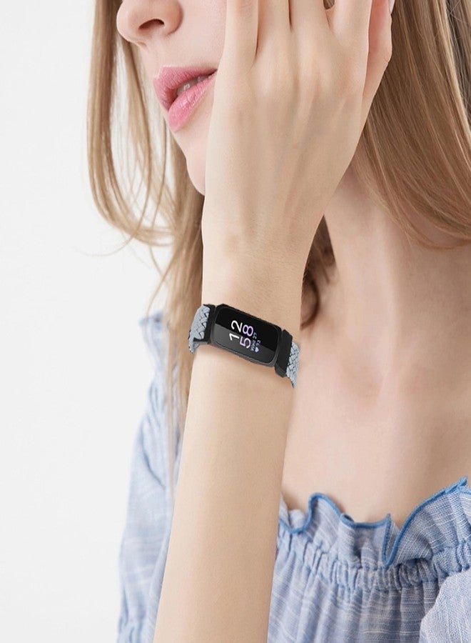 LHXYUO مجموعة من 4 أربطة رياضية مرنة قابلة للتعديل من LHXYUO، متوافقة مع أجهزة Fitbit Inspire 3/Inspire 2/Inspire/Inspire HR/Ace 2/Ace 3، أربطة معصم بديلة مرنة ناعمة للنساء والرجال - Image 5