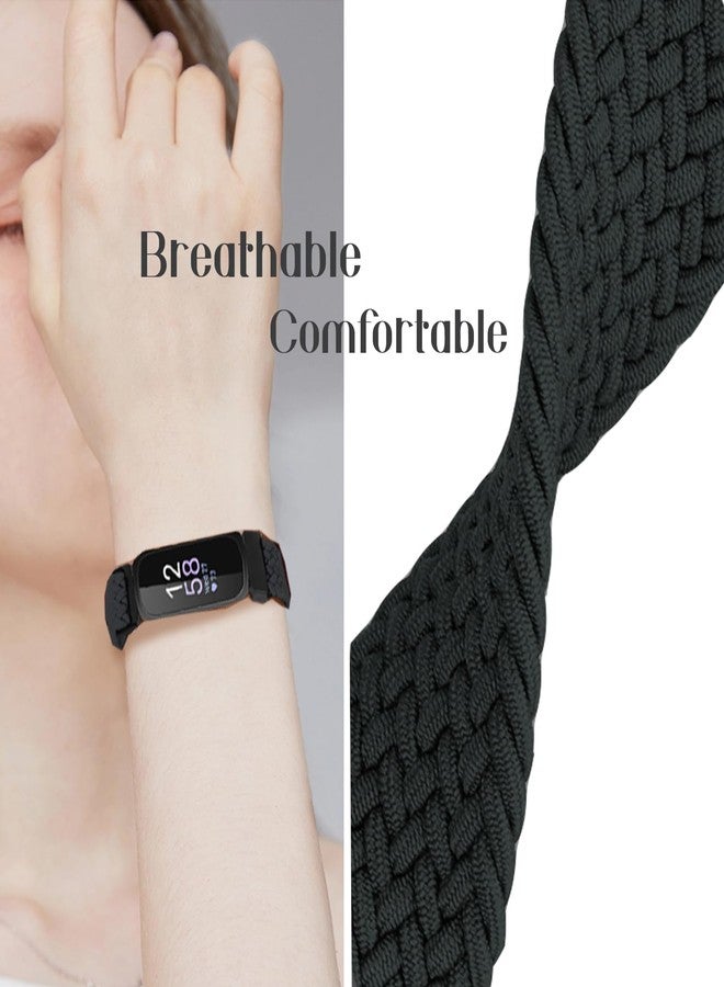 LHXYUO مجموعة من 4 أربطة رياضية مرنة قابلة للتعديل من LHXYUO، متوافقة مع أجهزة Fitbit Inspire 3/Inspire 2/Inspire/Inspire HR/Ace 2/Ace 3، أربطة معصم بديلة مرنة ناعمة للنساء والرجال - Image 3