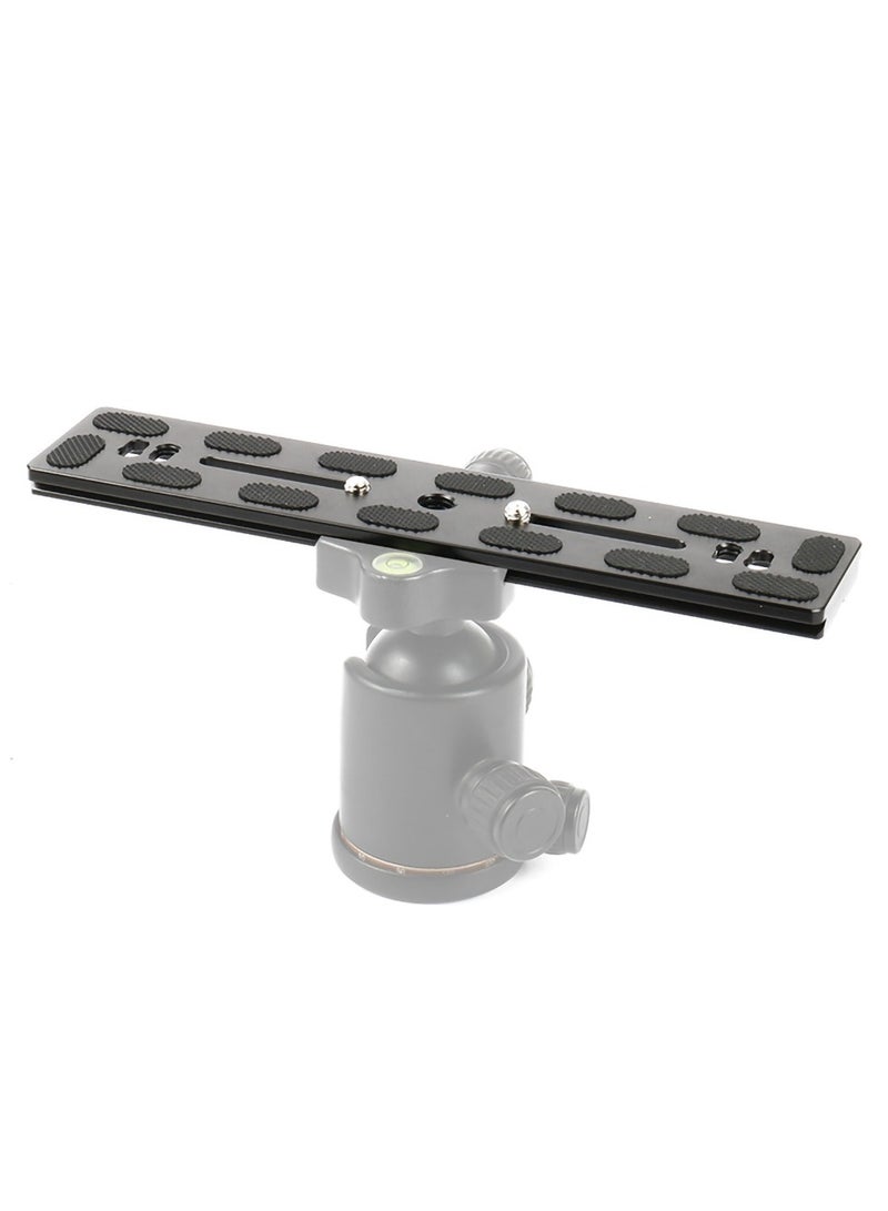 Captaintech Universal PU-200 200mm Quick Release Plate with D-shaped Screw for DSLR Cameras, Compatible with B3/J2/J3 Ball Heads - Ideal for Tripod Use - Image 2