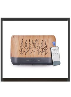 Diffuser with Flame Light, Aromatherapy Diffuser 200ml Ultrasonic Cool Mist Humidifier, Flame Diffuser Air Diffuser, Essential Oil diffusers for Home Office Bedroom Spa Decor Wooden